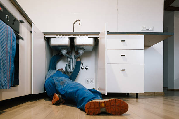 Professional Emergency Plumber technician working in Rixeyville, VA
